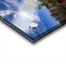 Old Tractor and Spring Flood Acrylic print