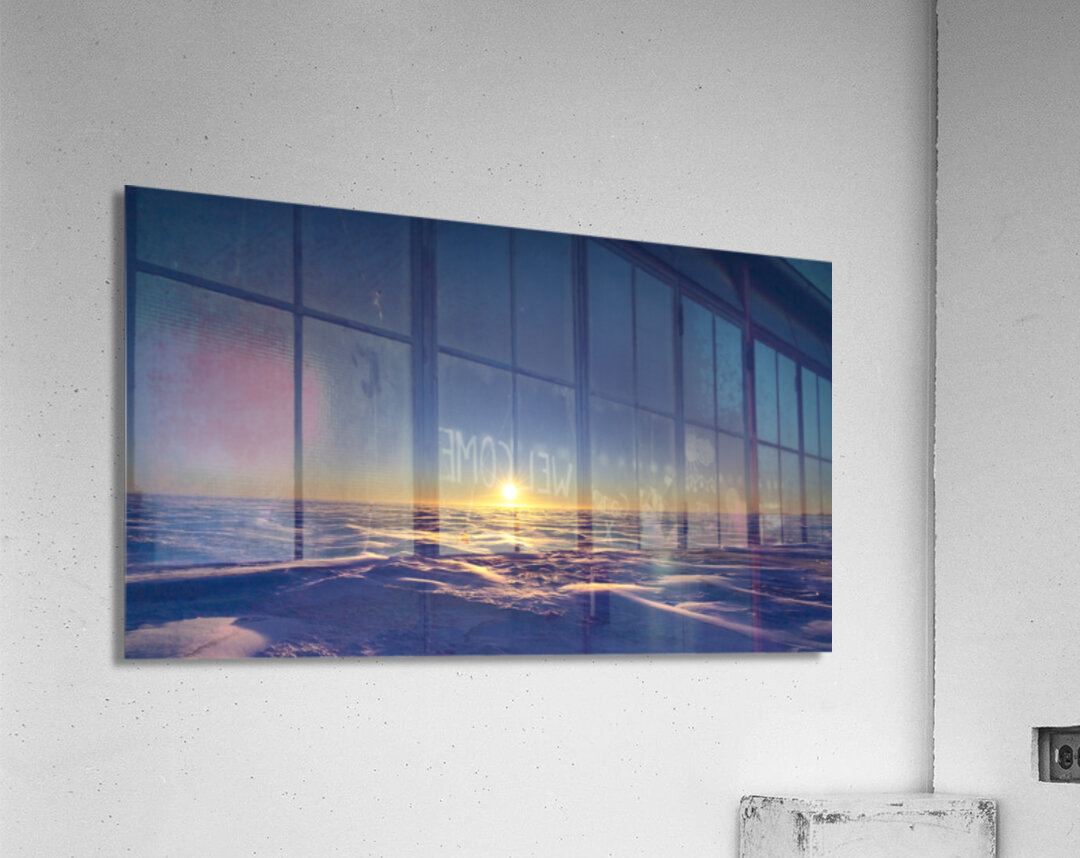 Frozen Sunset Acrylic Print