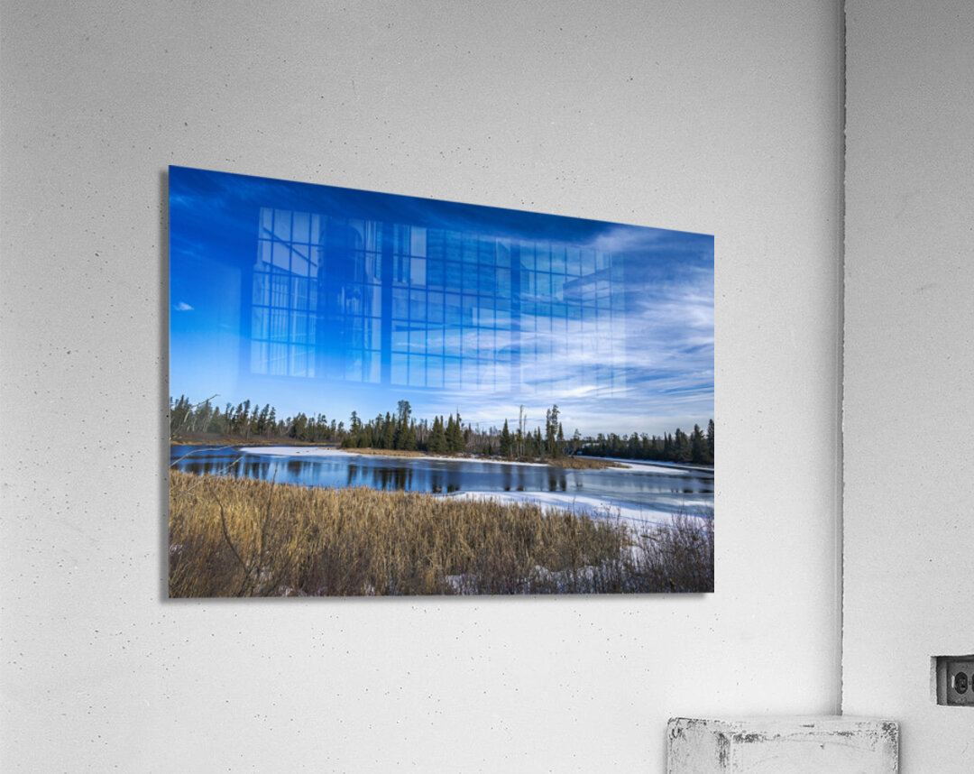 Pine Point Rapids Acrylic Print