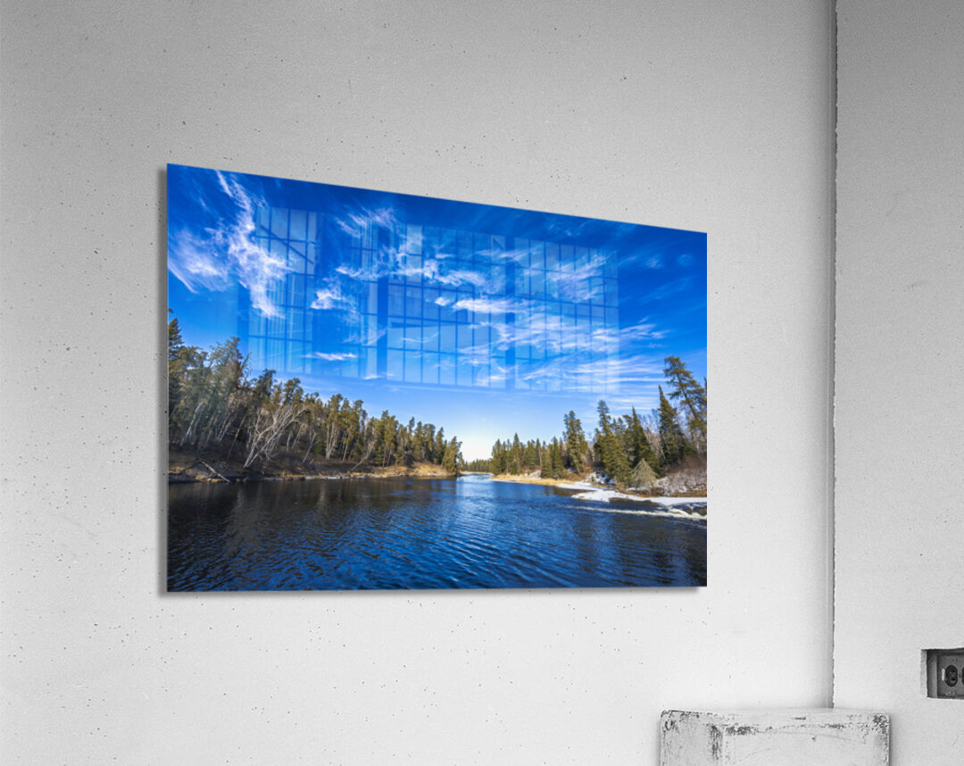 Pine Point Rapids Acrylic Print