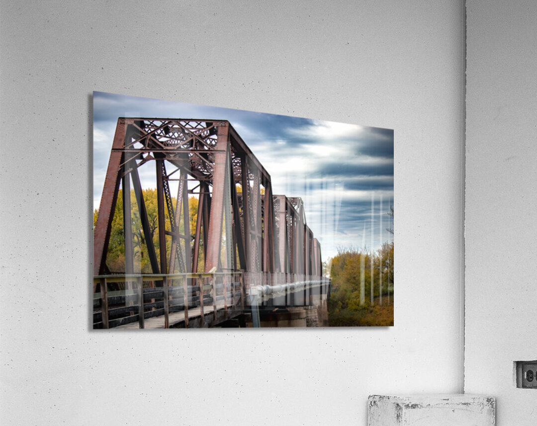 Emerson Train Bridge Acrylic Print