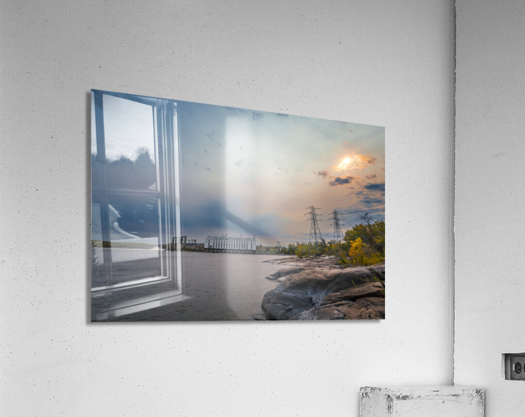 Great Falls Dam Acrylic Print