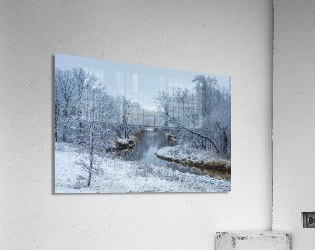 Freezing River Acrylic Print