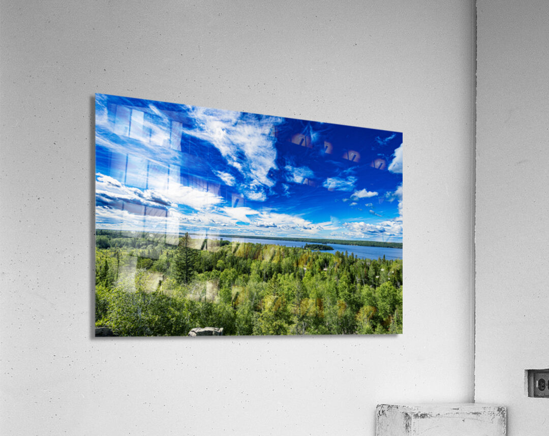 Looking at Falcon Lake Acrylic Print