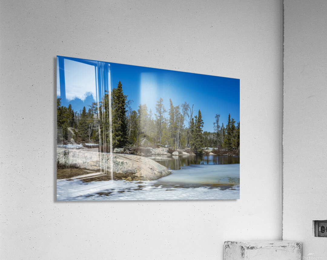 Melting Ice Acrylic Print