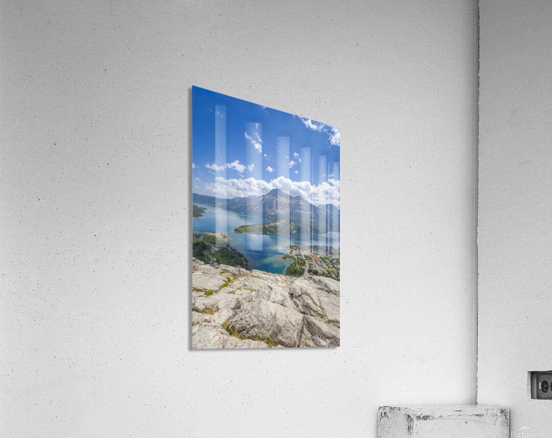 Above It All: Waterton’s Bear Hump Vista Acrylic Print