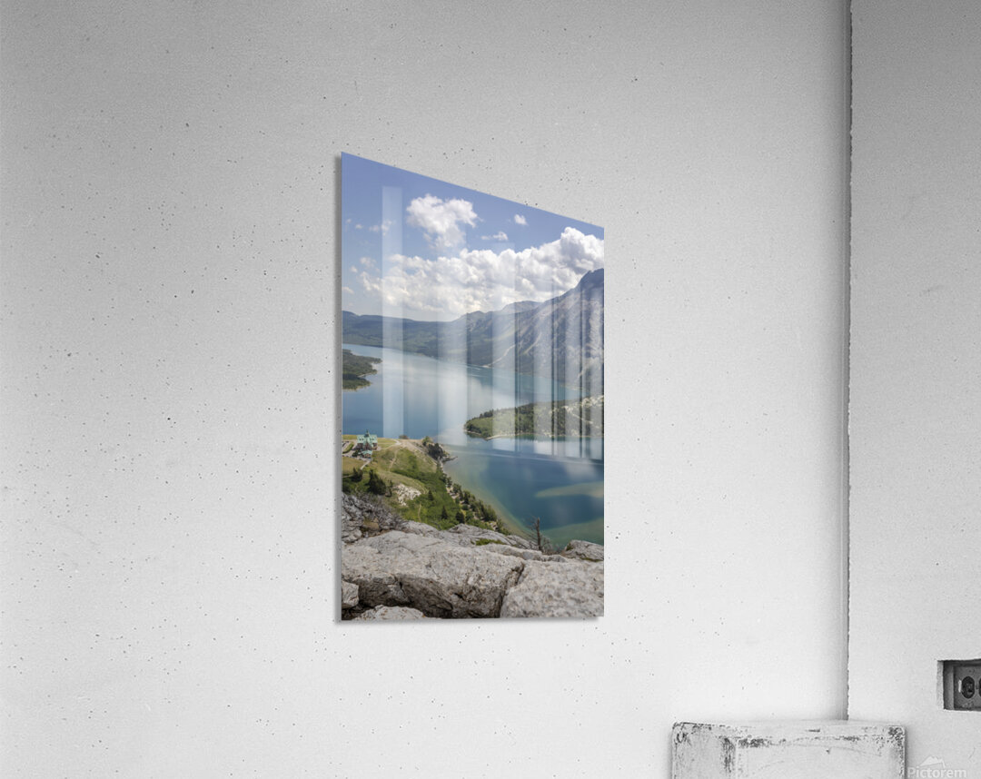 Above It All: Waterton’s Bear Hump Vista Acrylic Print