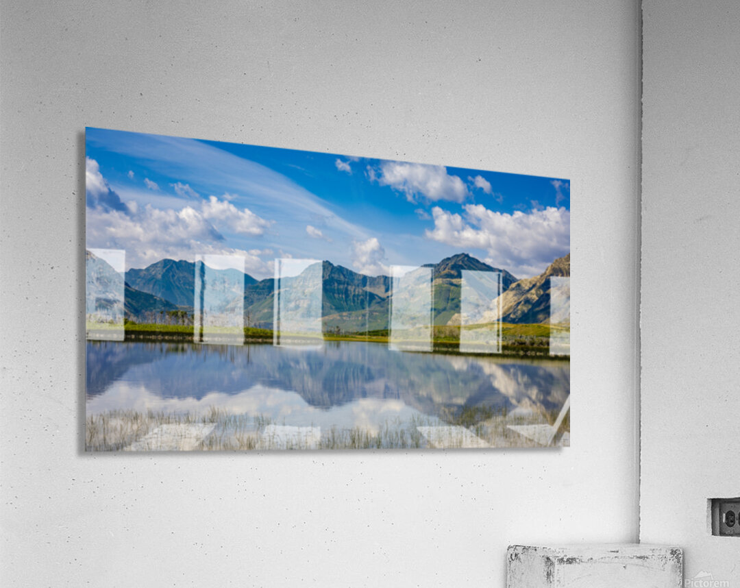 At the Base of the Rockies Acrylic Print