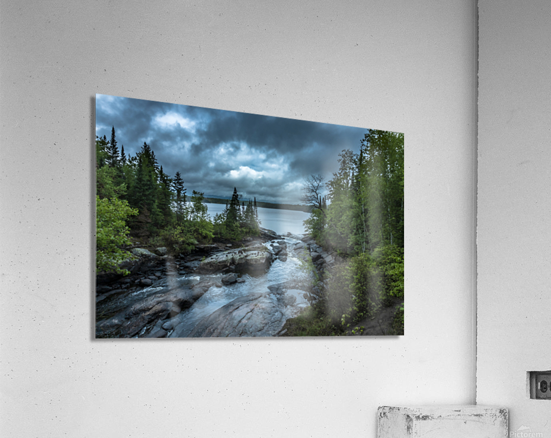 Tulabi Falls on a Rainy Day Acrylic Print