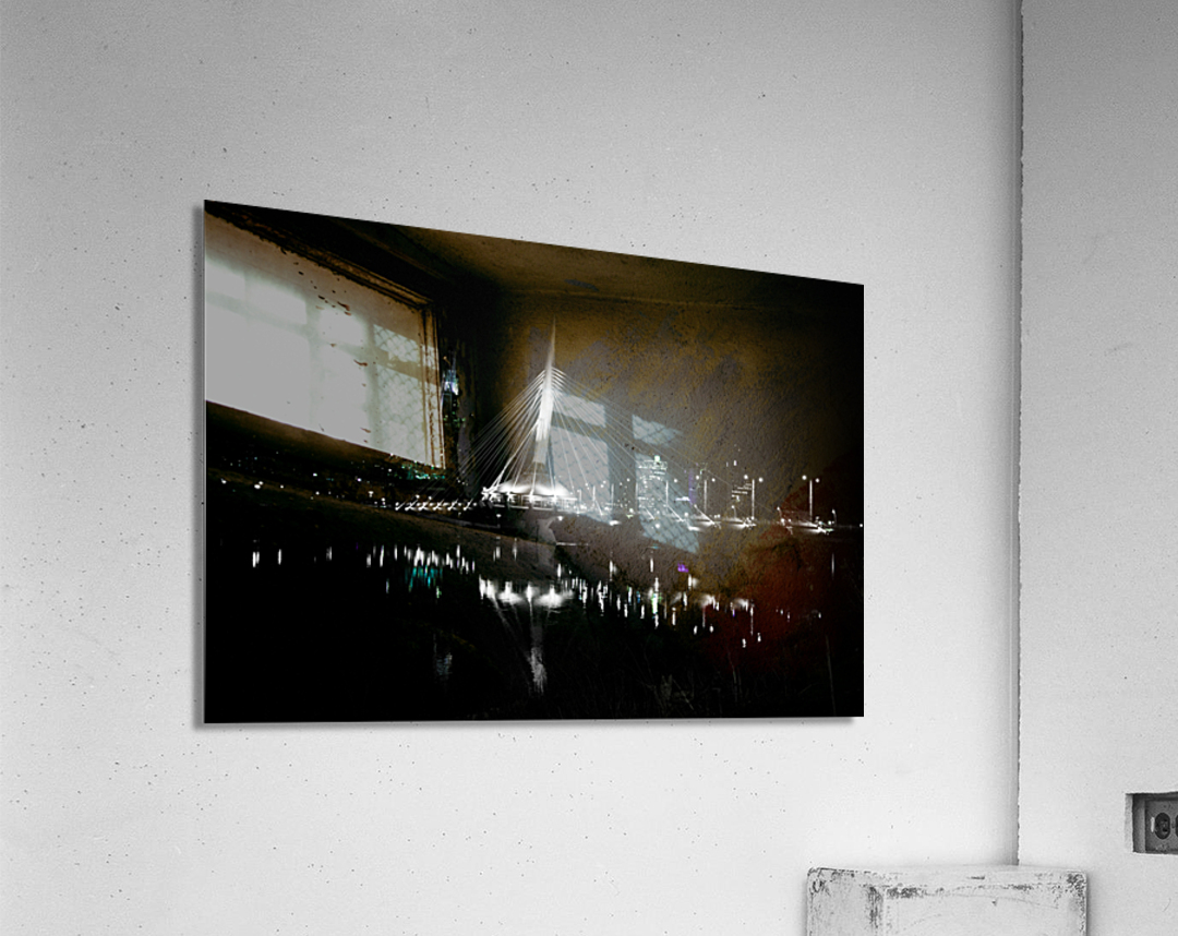 Bridge of Light in the Darkness Acrylic Print