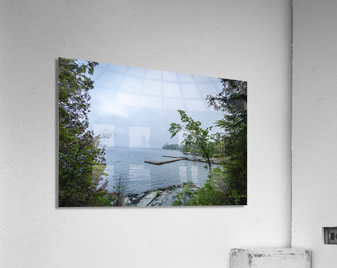 Manitoba Pioneer Camp Dock Acrylic Print