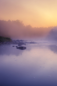 Foggy Sunrise on the Roseau River