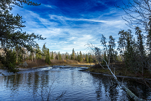 Falls at Pine Point Rapids