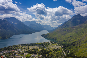 Overlooking Waterton