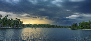 Moody Sunset Panorama
