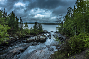 Tulabi Falls on a Rainy Day