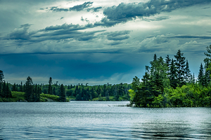 Cloudy Day on the Lake