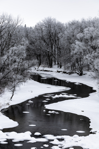 Spillway in Winterfog