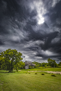 Old Barn on a Stormy Day