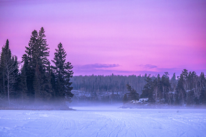 Fog Rising Over Falcon Lake