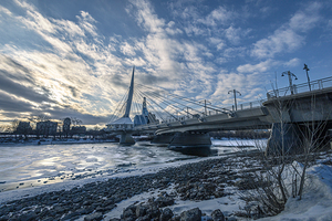 Winter on the Esplanade Riel