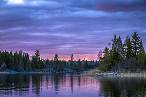 Sunset Over Still Waters