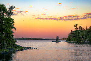 Pastel Sunrise on Shoal Lake