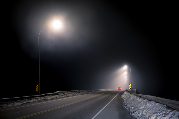 Bridge in the Fog Print