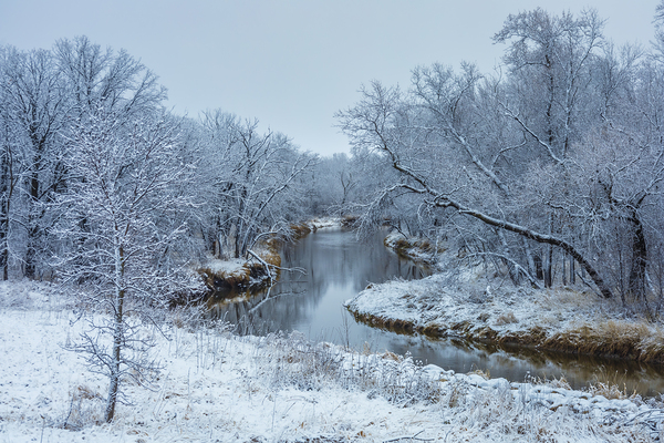 Freezing River Print