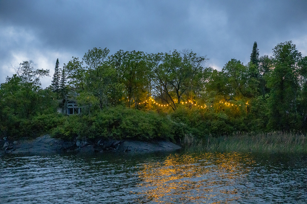 Evening at Manitoba Pioneer Camp Print