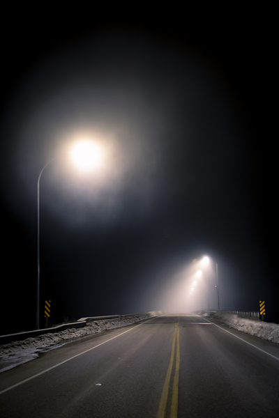 bridge in the Fog Print