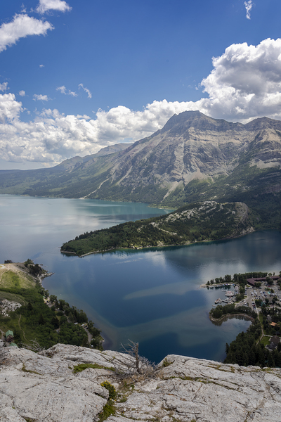 Above It All: Waterton’s Bear Hump Vista Print