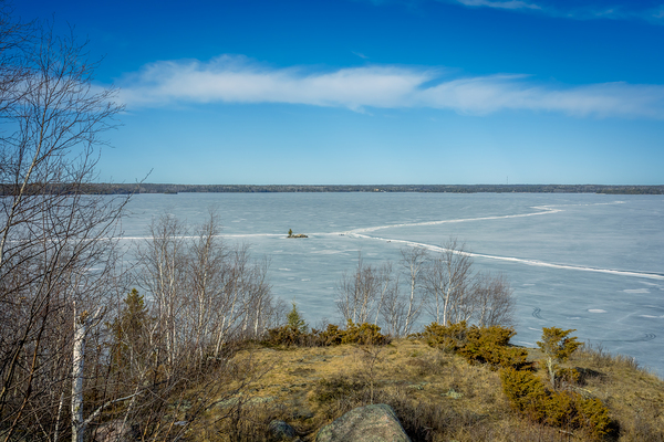 Island on West Hawk Lake Print