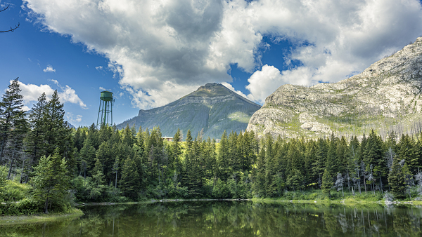 Reflections at Waterton Print