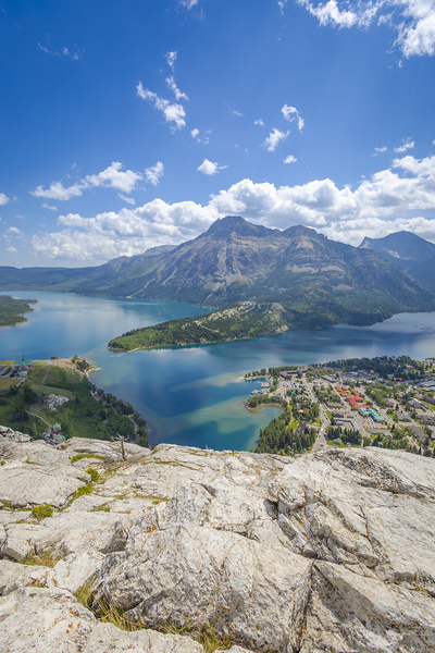 Above It All: Waterton’s Bear Hump Vista Print