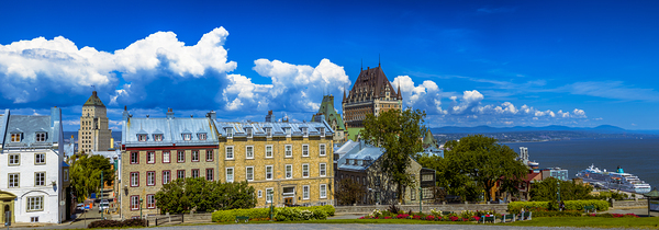 Old Quebec City Panorama Print