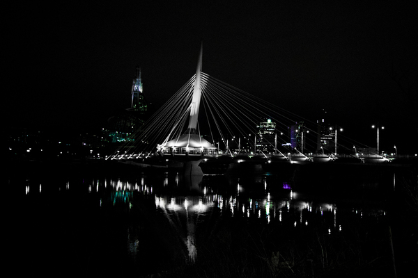 Bridge of Light in the Darkness Print