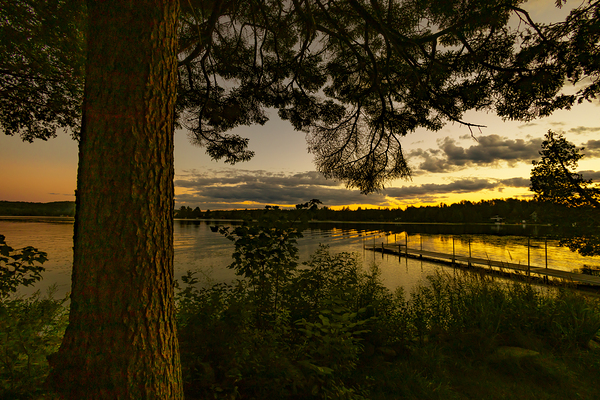 Sunset on the Lake Print