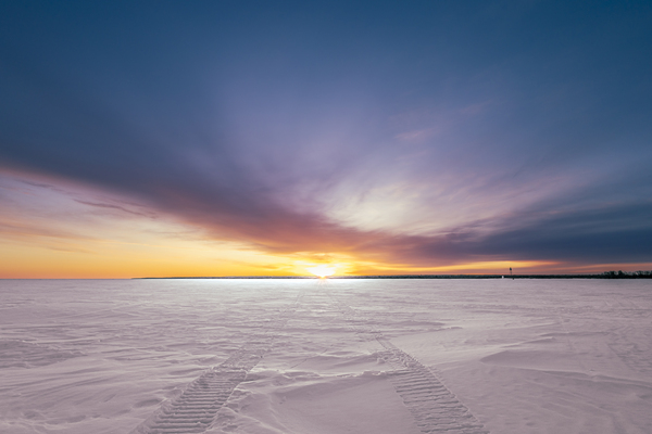 Tracking Sunrise Print