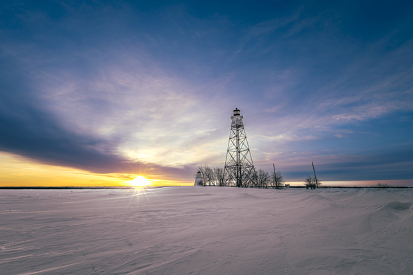 Gull Harbour Light House Print