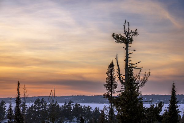 Overlooking Falcon Lake Print