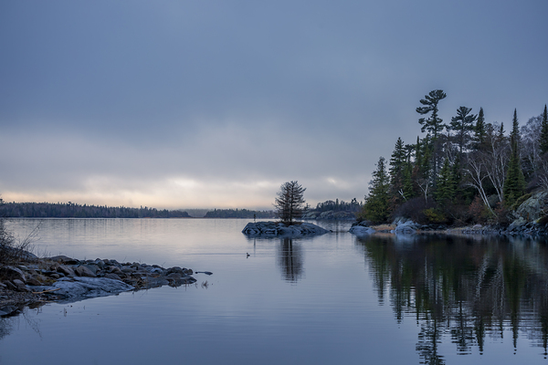 Sunrise by Shoal Lake Print