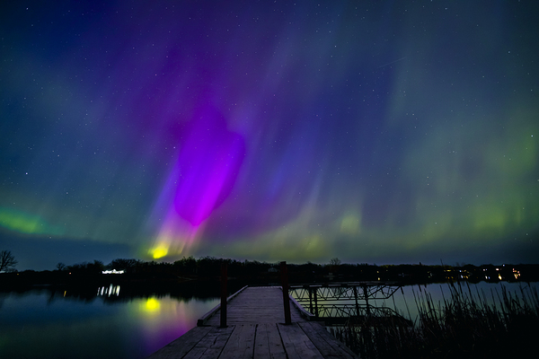 Comet Fall Aurora Print