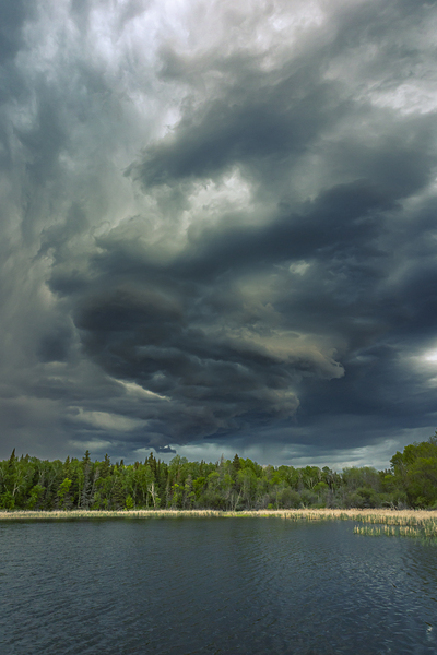 Stormclouds in the Bay Print