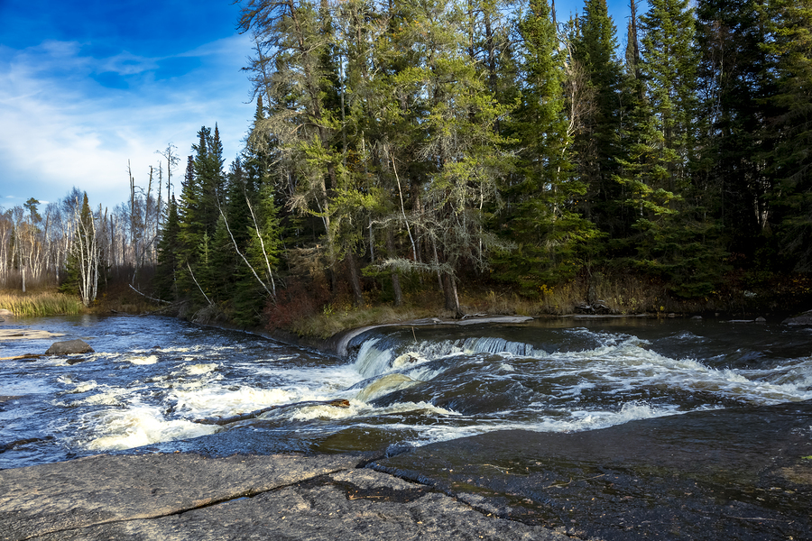 Falls at Pine Point Rapids  Print
