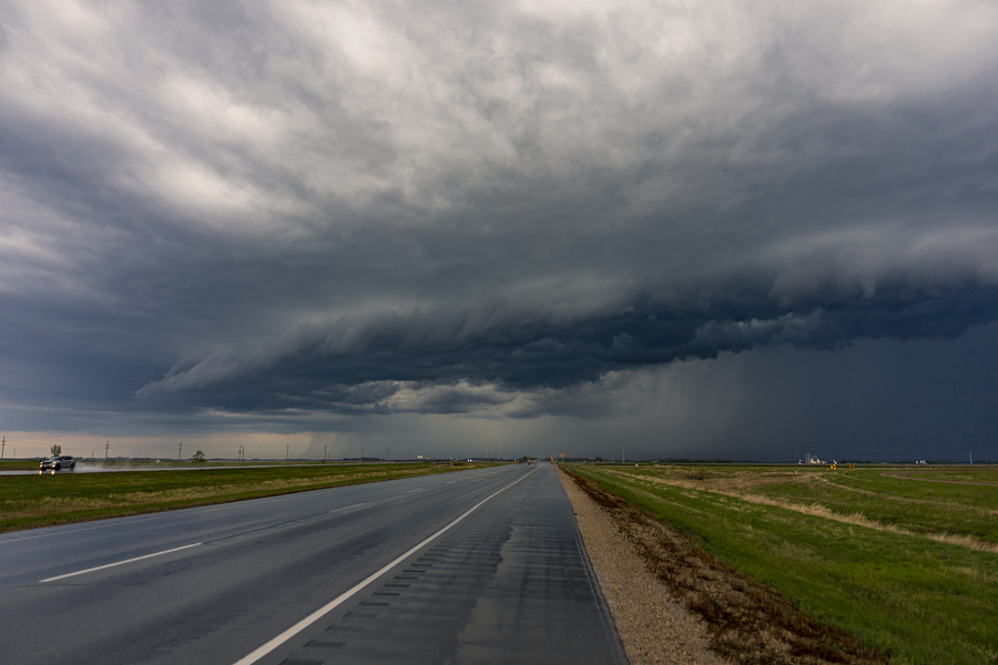 Stormclouds on the Highway  Print