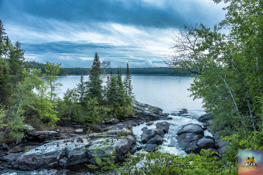 Tulabi Falls on a Cloudy Day  Print