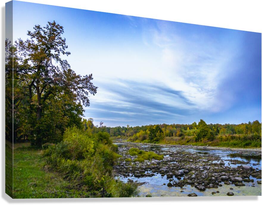 Riverbed Canvas Print