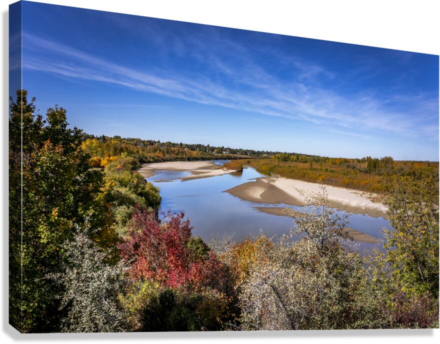 North Saskatchewan River Canvas Print