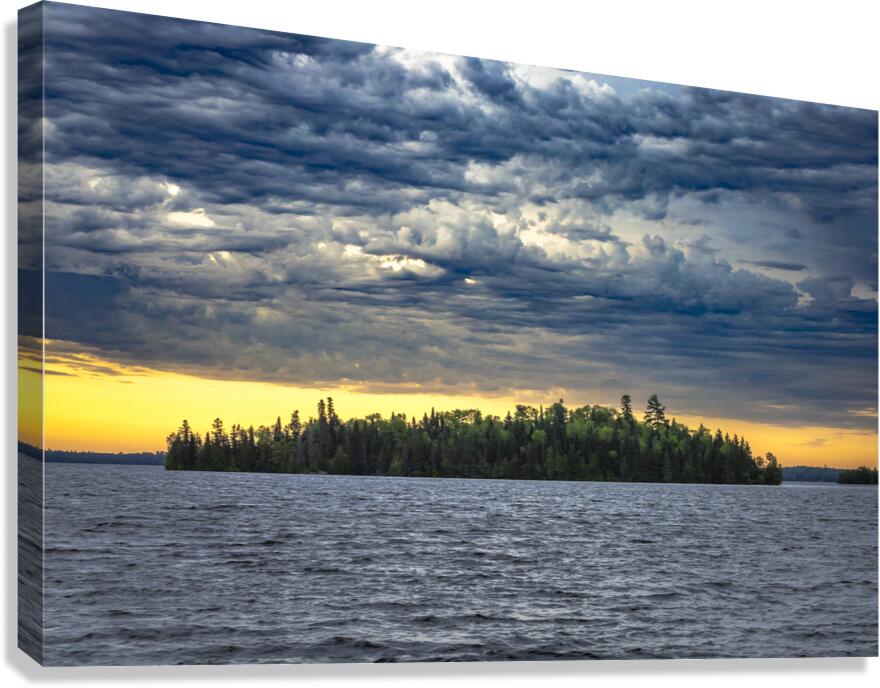Sunrise Island Canvas Print